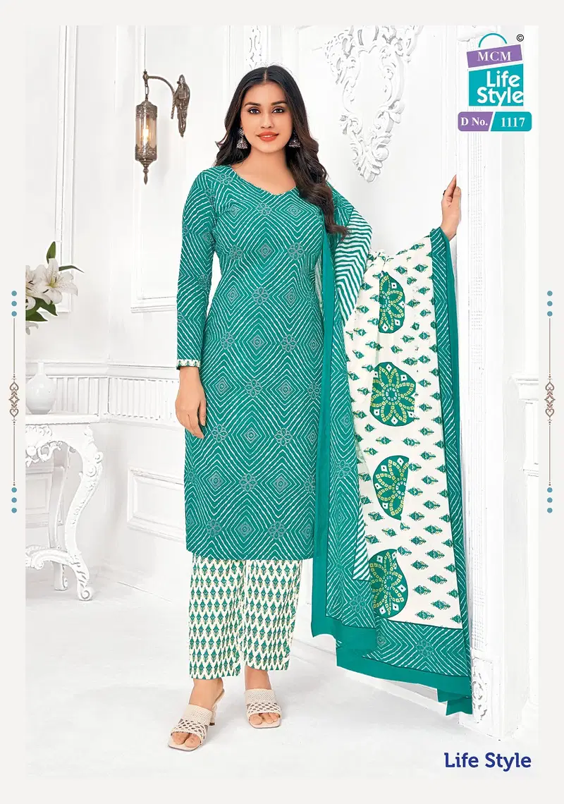 Mcm Lifestyle Vol 11 Printed Cotton Dress Material Wholesalers In Delhi